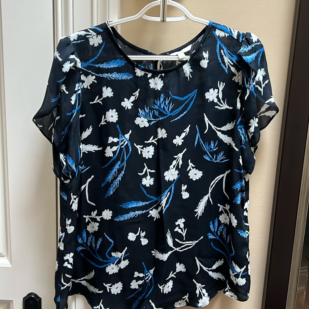 Joie silk short sleeve top